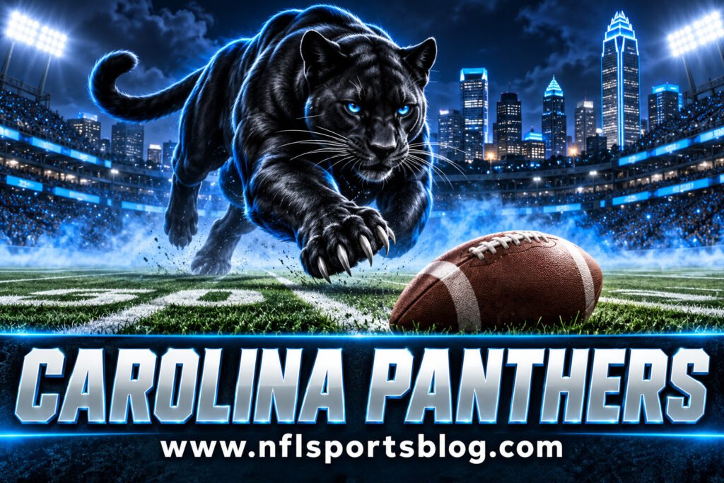 Carolina Panthers cartoon mascot featured image for www.nflsportsblog.com