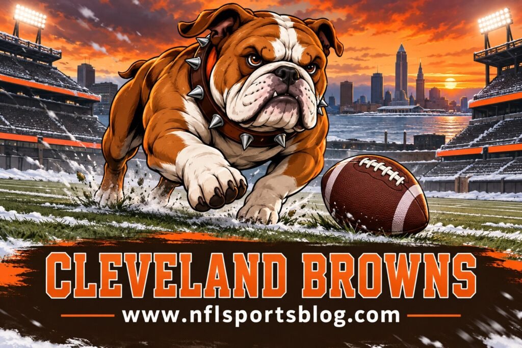 Cleveland Browns cartoon mascot featured image for www.nflsportsblog.com