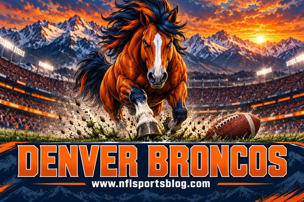 Denver Broncos cartoon mascot featured image for www.nflsportsblog.com