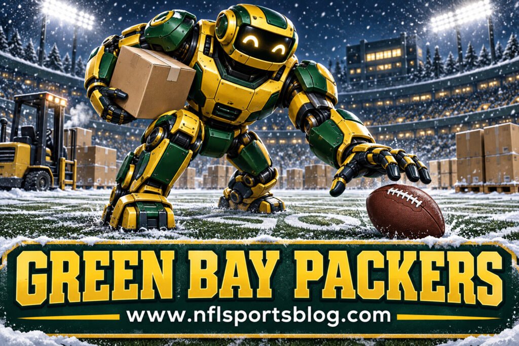 Green Bay Packers cartoon mascot featured image for www.nflsportsblog.com