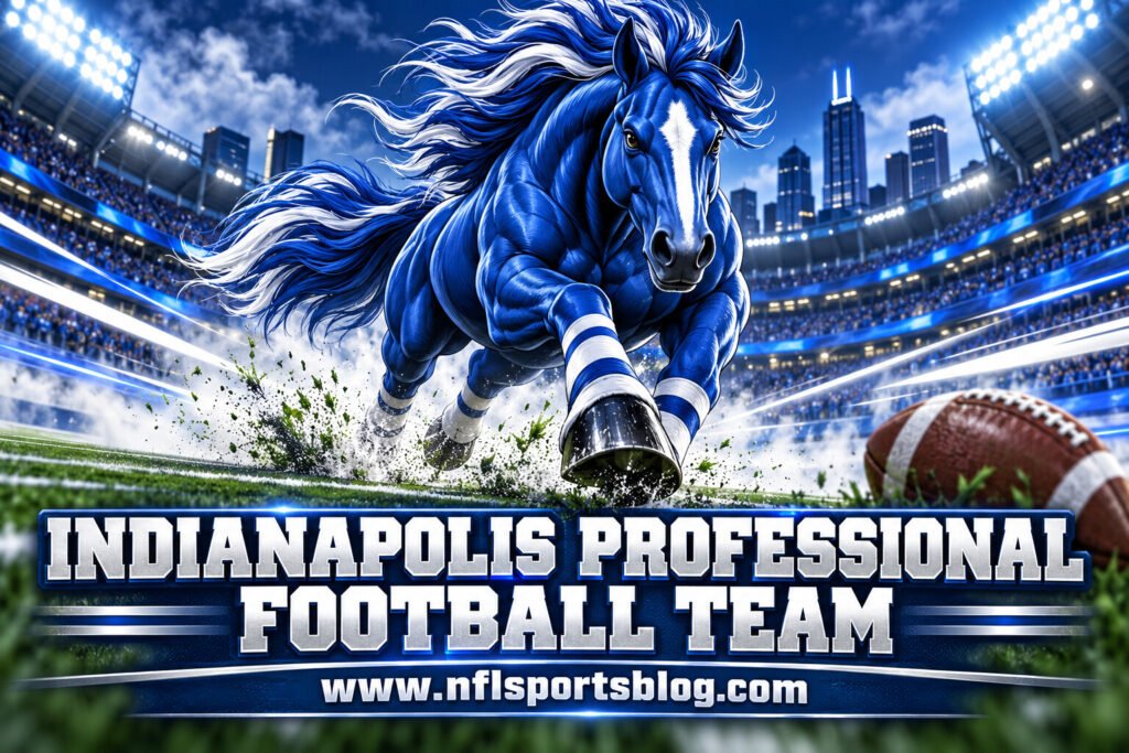 Indianapolis Professional Football Team cartoon mascot featured image for www.nflsportsblog.com