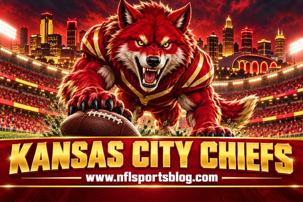 Kansas City Chiefs cartoon mascot featured image for www.nflsportsblog.com