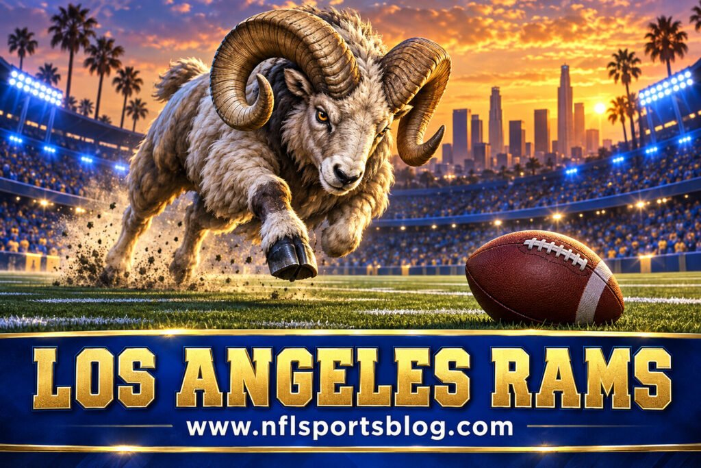 Los Angeles Rams cartoon mascot featured image for www.nflsportsblog.com