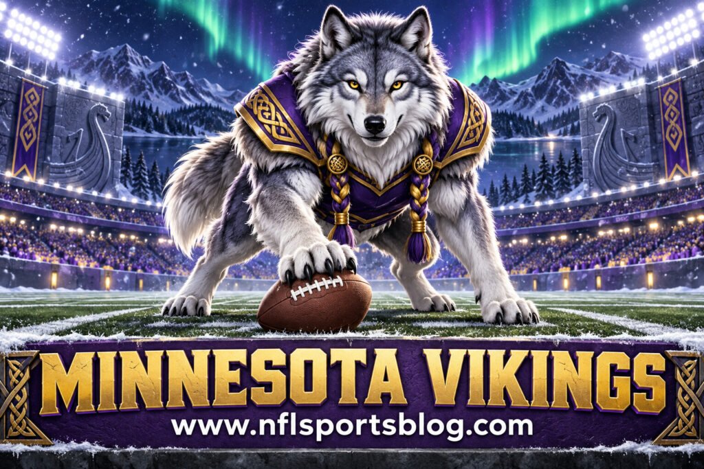 Minnesota Vikings cartoon mascot featured image for www.nflsportsblog.com