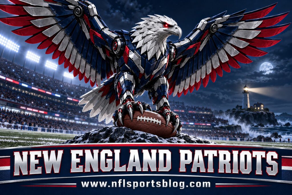 New England Patriots cartoon mascot featured image for www.nflsportsblog.com