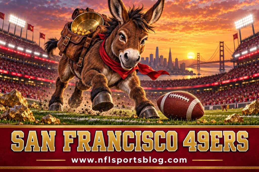San Francisco 49ers cartoon mascot featured image for www.nflsportsblog.com