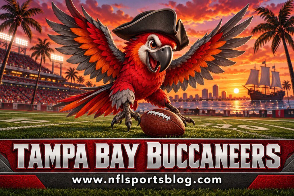 Tampa Bay Buccaneers cartoon mascot featured image for www.nflsportsblog.com